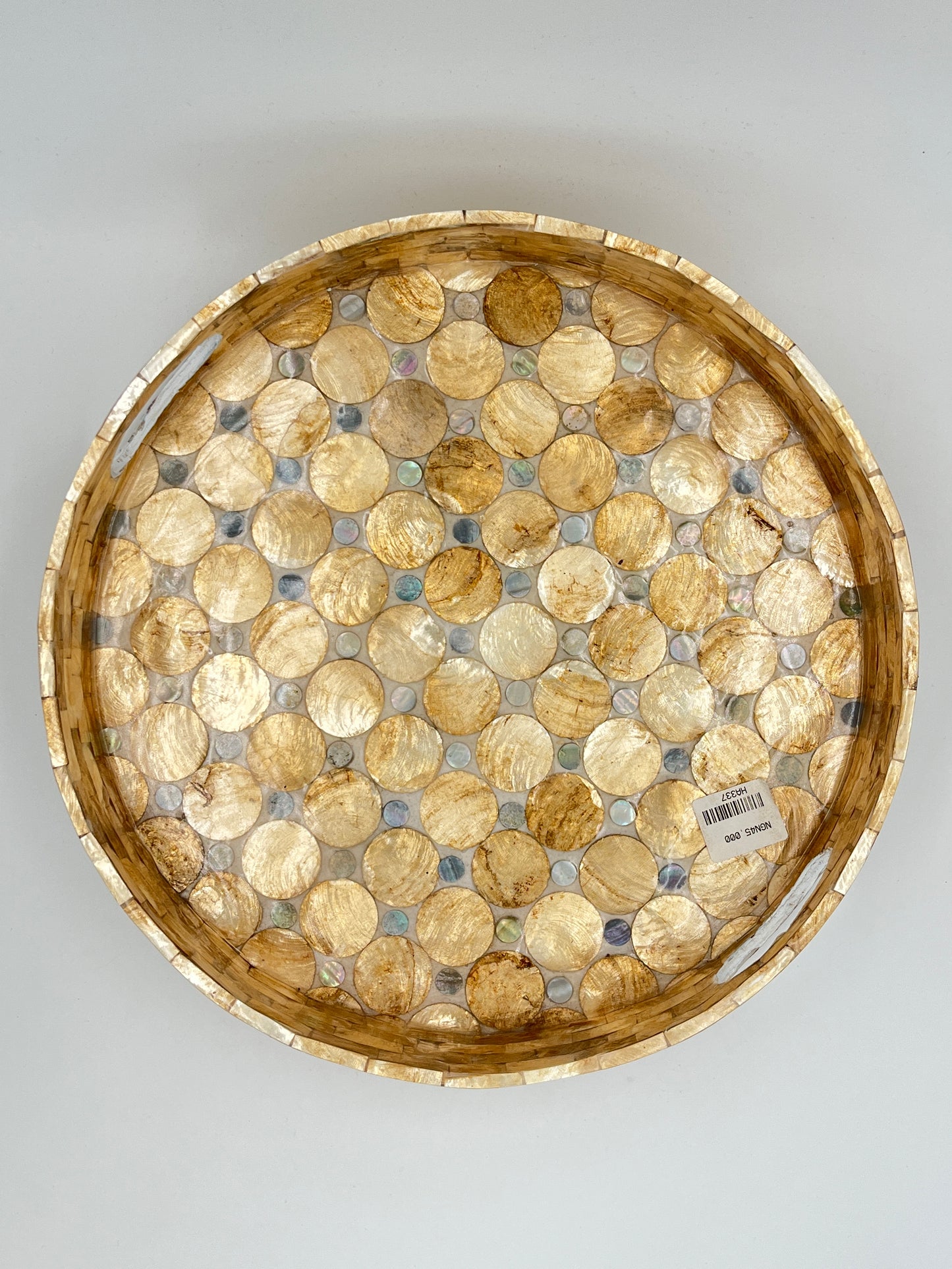 ROUND PEARL TRAY BIG