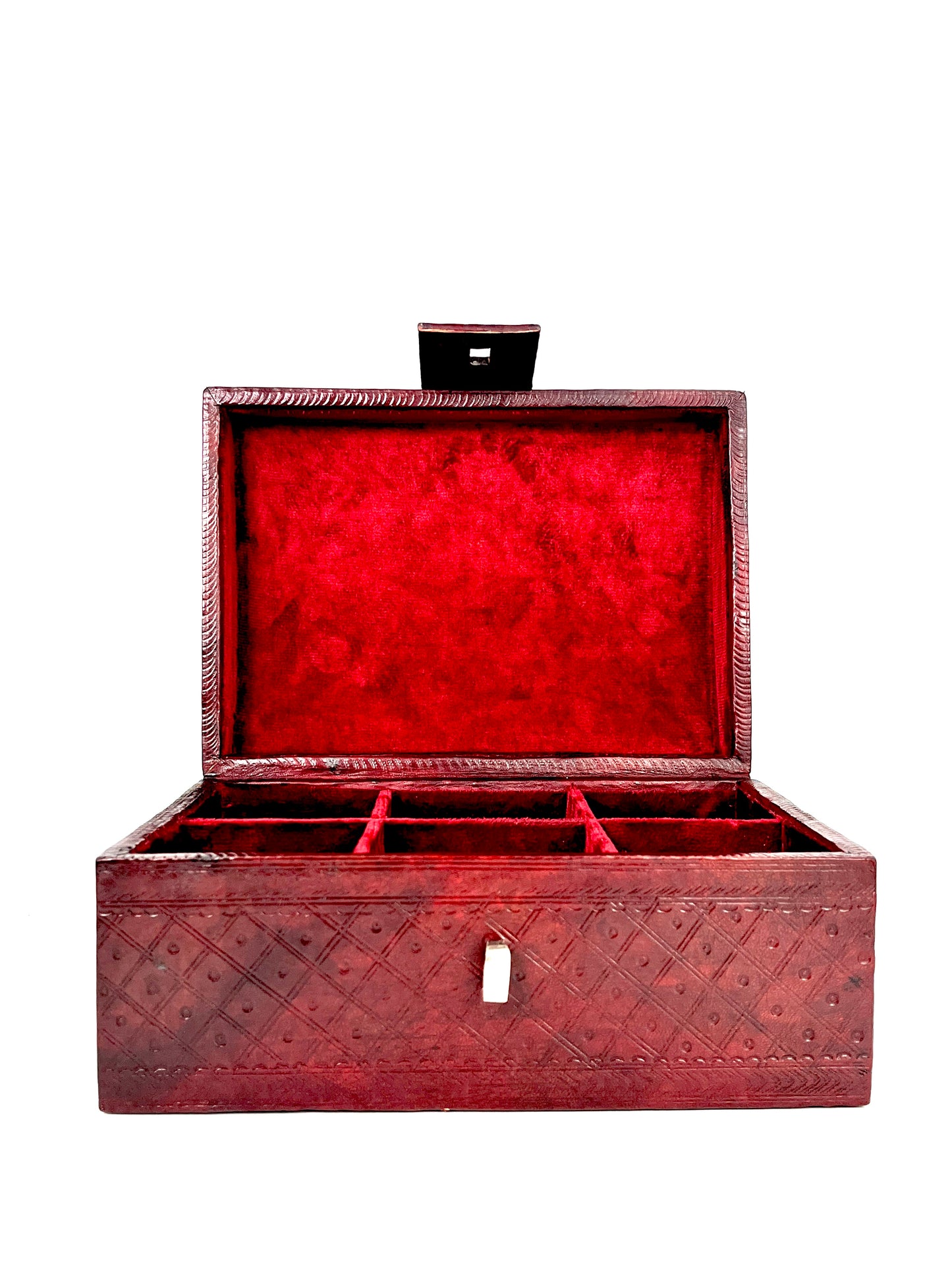 TURAG LEATHER HAND CRAFTED JEWELRY BOX